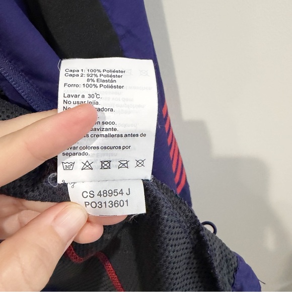 HELLY HANSEN Purple Training Windbreaker Lightweight Active Women’s Size Medium - Picture 11 of 11